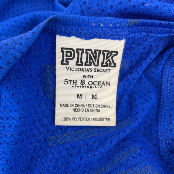 Toronto Blue Jays PINK Mesh Razorback Tank Top Blue Women’s Size Medium - Picture 3 of 9